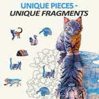 Cat Tiger Wooden Jigsaw Puzzle