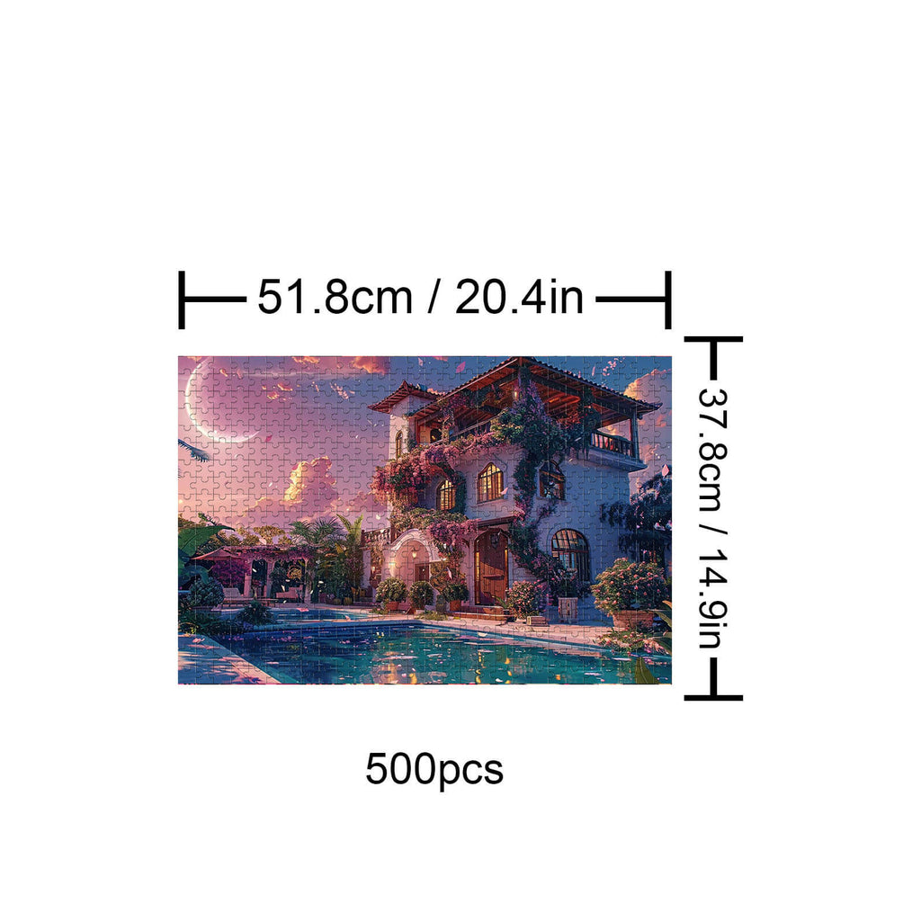 Dream Villa 500 / 1000 Piece Puzzle
