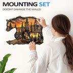 Woodcarving Bear Wooden Jigsaw Puzzle