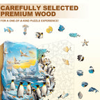 Penguin Story Wooden Jigsaw Puzzle