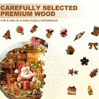 Christmas globe Wooden Jigsaw Puzzle