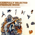 Golden mechanical tiger Wooden Jigsaw Puzzle