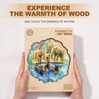 Mammoth—My wish Wooden Jigsaw Puzzle