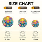 Colorful Mandala Wooden Jigsaw Puzzle