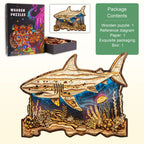 Woodcarved Shark Wooden Jigsaw Puzzle