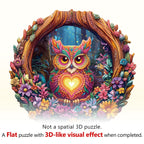 Loving Owl Wooden Jigsaw Puzzle
