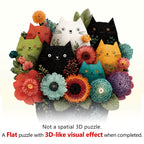 Felted Friends Wooden Jigsaw Puzzle
