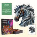 Denim Horse Wooden Jigsaw Puzzle