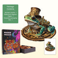 Steam Hopper Frog Wooden Jigsaw Puzzle