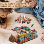 Painting gift box Wooden Jigsaw Puzzle