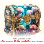 Jellyfish Chest Wooden Jigsaw Puzzle