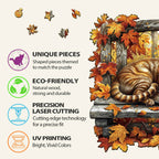 Resting Cat Wooden Jigsaw Puzzle