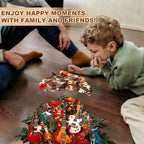 Rock Christmas Wooden Jigsaw Puzzle