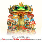 Froggy Drop Tower Wooden Jigsaw Puzzle