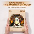 Black Cat Tales Wooden Jigsaw Puzzle