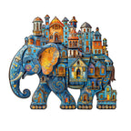 House  Elephant Wooden Jigsaw Puzzle