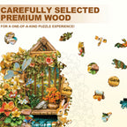 Rabbit Garden Wooden Jigsaw Puzzle