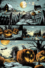 Scary Pumpkin 500 / 1000 Piece Puzzle