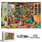 Messy Warehouse 500 / 1000 Piece Puzzle