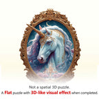 Unicorn Mirror Wooden Jigsaw Puzzle