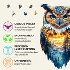 Forest Owl Wooden Jigsaw Puzzle