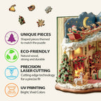 Christmas Eve in the Book Wooden Jigsaw Puzzle