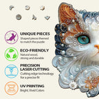 Jewelry Kitten Wooden Jigsaw Puzzle