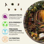 Tree House Library Wooden Jigsaw Puzzle