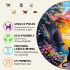 Sunset Kitten Wooden Jigsaw Puzzle