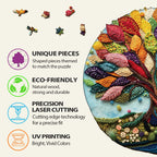 Fibrous Life Tree Wooden Jigsaw Puzzle