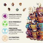 Coffee Dreams  Wooden Jigsaw Puzzle