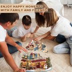 Christmas ice cream Wooden Jigsaw Puzzle