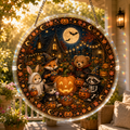 Halloween Acrylic Jigsaw Puzzle Suncatcher - Trick-or-Treat Forest Friends
