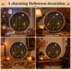 Halloween Acrylic Jigsaw Puzzle Suncatcher - Ghost Greenhouse