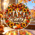 Tanksgiving Acrylic Jigsaw Puzzle Suncatcher - Mama Thankful