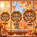 Tanksgiving Acrylic Jigsaw Puzzle Suncatcher - Mama Thankful