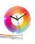 DIY Acrylic Puzzle Clock Kit - Chromatic Blur