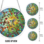 Acrylic Jigsaw Puzzle Suncatcher - Emerald Forest Prism
