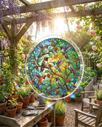 Acrylic Jigsaw Puzzle Suncatcher - Emerald Forest Prism