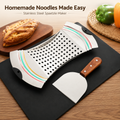 Stainless Steel Spaetzle Maker with Scraper – Adjustable Pot Noodle &amp; Dumpling Maker
