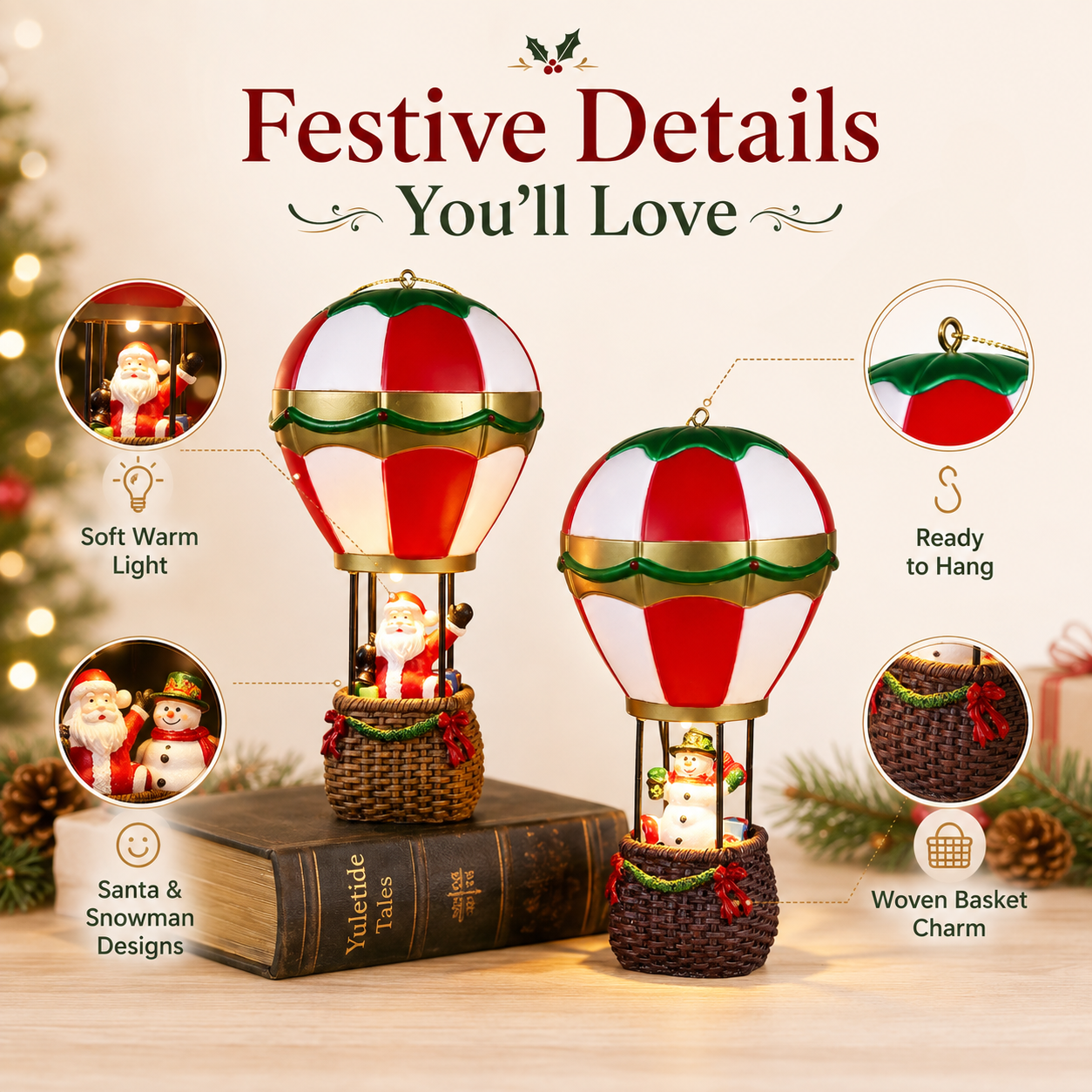 🎅Christmas Hot Air Balloon