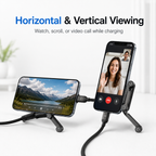 240W 2-in-1 Charging Cable with Built-In Phone Stand