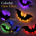 2026 New LED Halloween Bats Decorations
