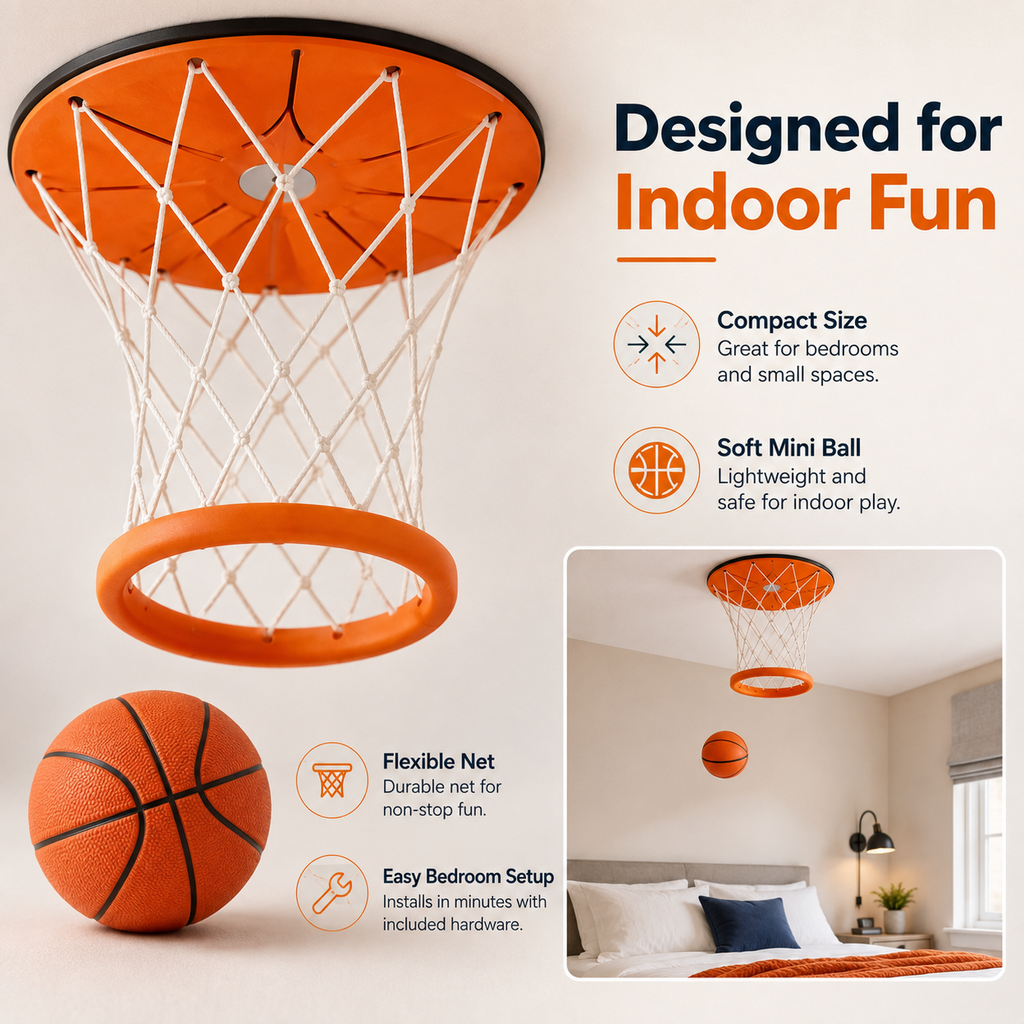🏀Ceiling Basketball Hoop