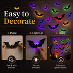 2026 New LED Halloween Bats Decorations