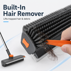 4-in-1 Floor Scrub Brush with Squeegee