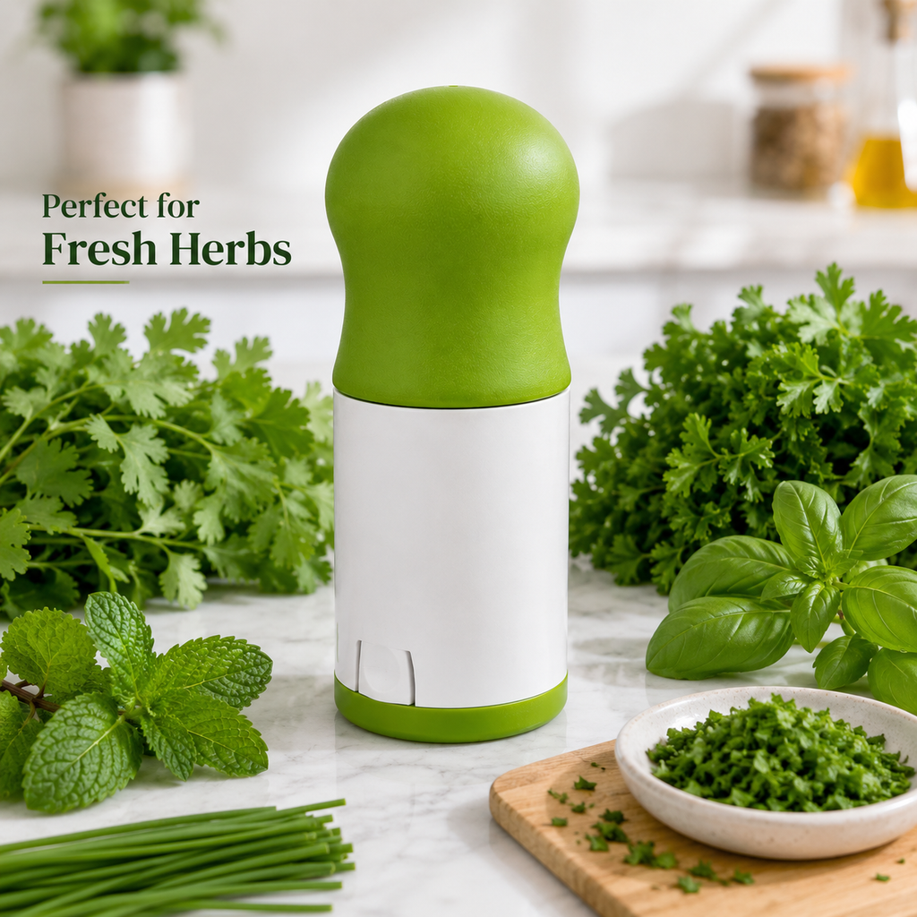 Manual Herb Chopper – Fresh Herbs in Seconds