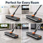 4-in-1 Floor Scrub Brush with Squeegee