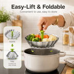 Expandable Stainless Steel Steamer Basket