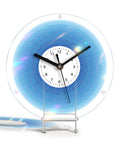 DIY Acrylic Puzzle Clock Kit - Gradient Blue